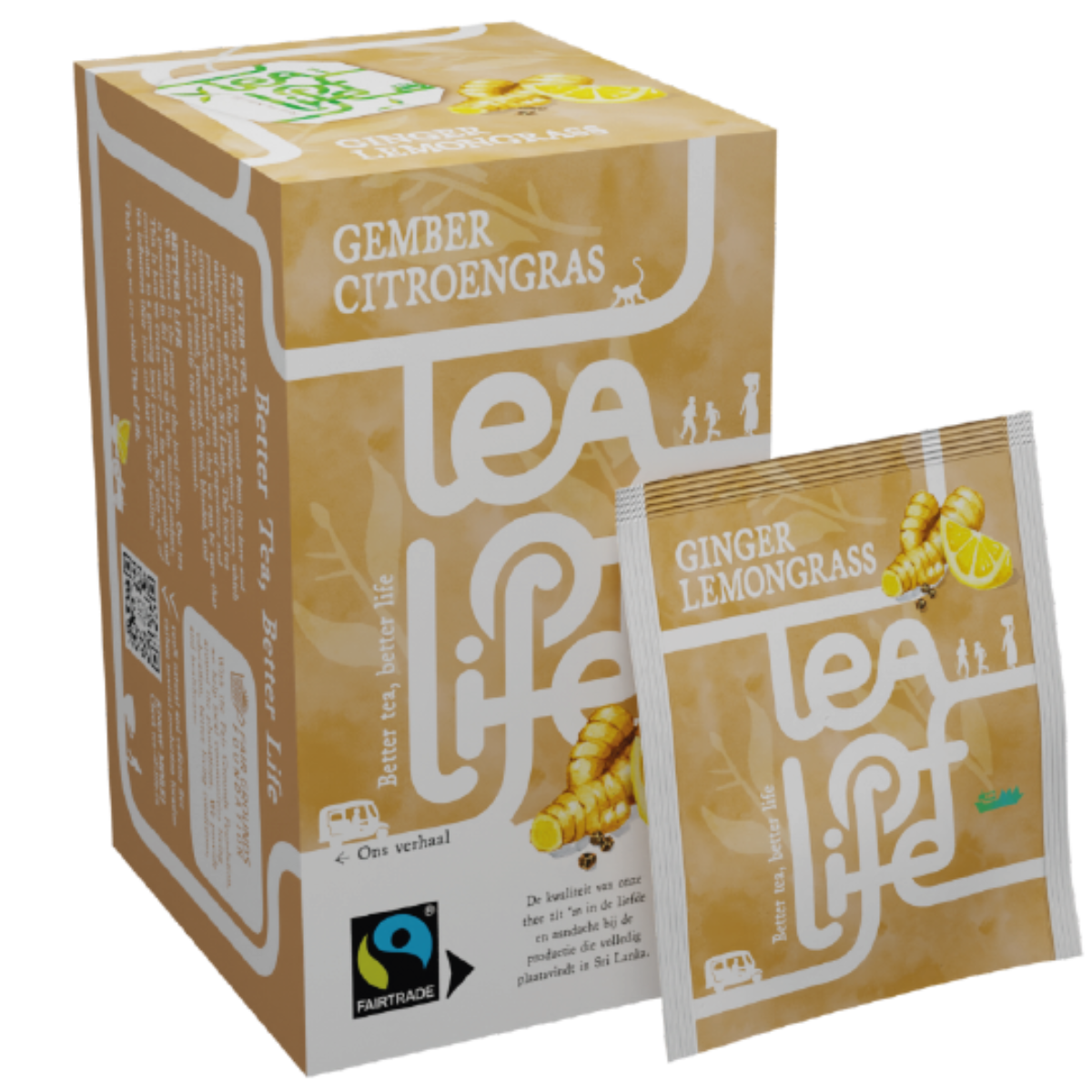 Tea of Life Ginger Lemongrass 25 x 1,5 gram