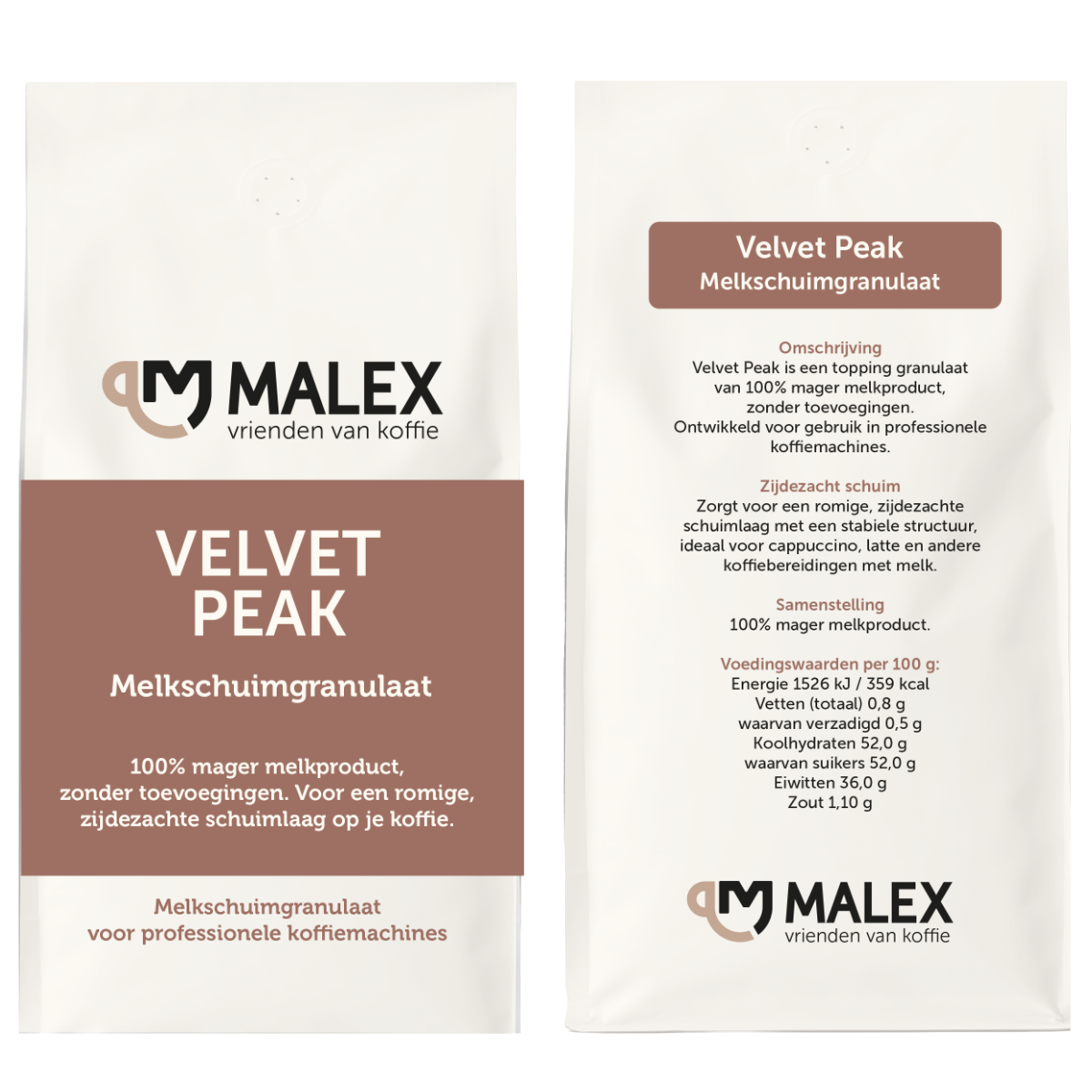MALEX Velvet Peak - Melkgranulaat 10 x 500 gram